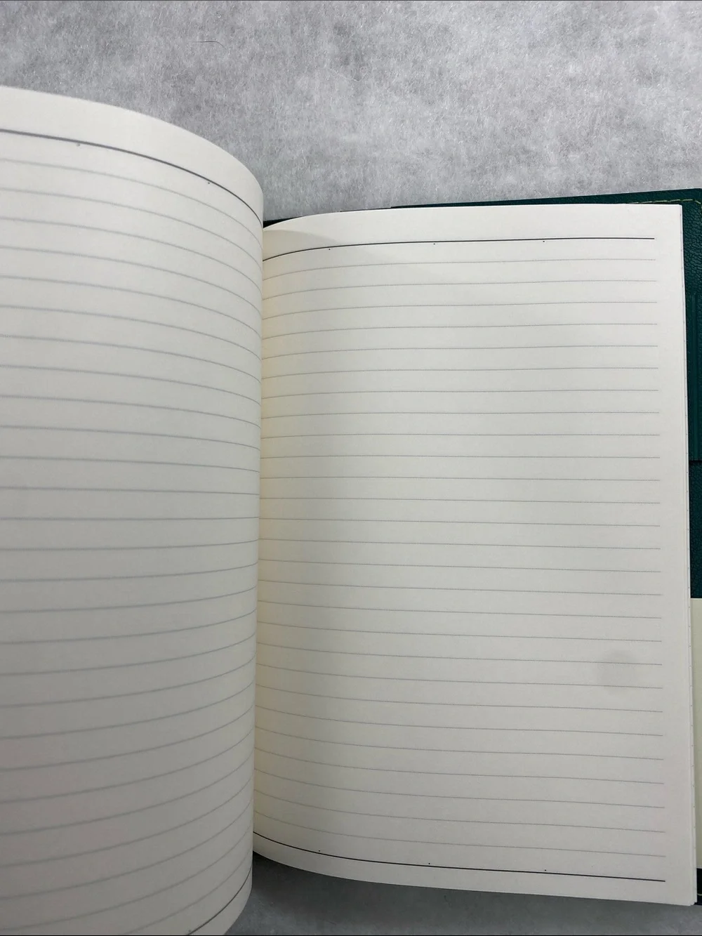 2026 Green Weekly Planner with Contrast Stitching